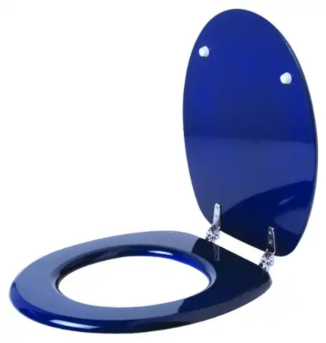 Daska za WC šolju, medijapan, plava, p2