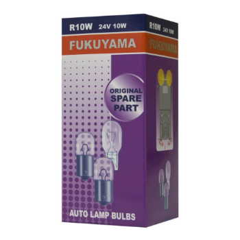 FUKUYAMA Sijalica R10W - 24V - 10W - BA15S, 10/1 k