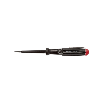 Ispitivač napona, VDE, 150-250V, crni 0,5x3,0x146
