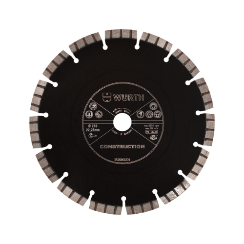 Dijam. rez. pl. WURTH, 115x22,23 8 Segm.