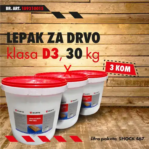 Lepak za drvo MBX KM3, D3, 30kg