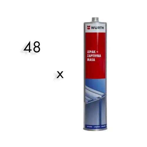 Lepak + Zaptivna masa crna, 300 ml 48kom