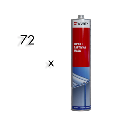 Lepak + Zaptivna masa crna, 300 ml 72kom