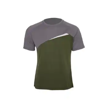 Muška majica Quickdry, sivo-zelena