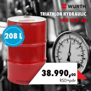 Triathlon Hydraulic HM HLP 46, 208 l