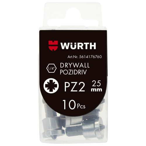 Umetak PZ2 za gips sa graničnikom 1/4'', 10kom