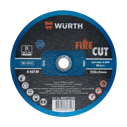 Rezna ploča Firecut, 230x2mm - čelik
