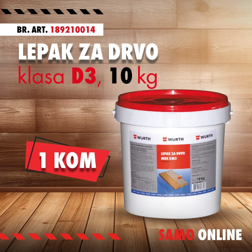 Lepak za drvo MBX KM3, D3, 10kg