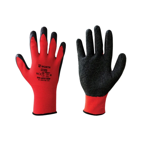 Rukavice Red Latex Grip