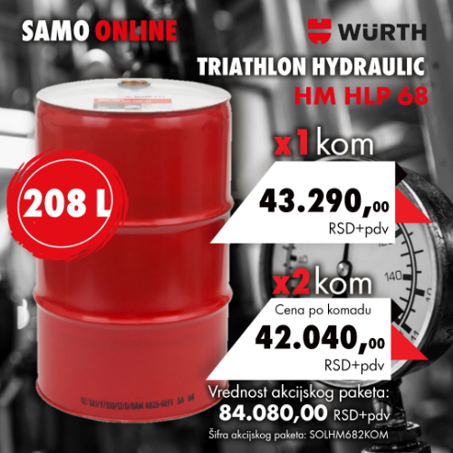 Fotografija Triathlon Hydraulic HM HLP 68, online cene