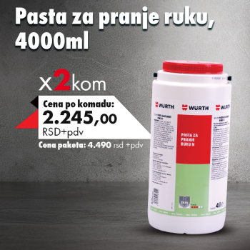 Fotografija Pasta za pranje ruku, 1+1 gratis