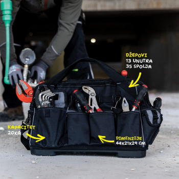 Fotografija PRO-PACK Torba za alat, sa nepromočivim dnom WT1