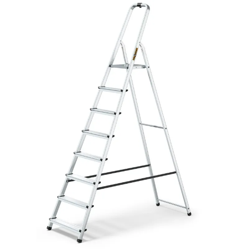 Fotografija Merdevine aluminijumske, 7+1 gazišta