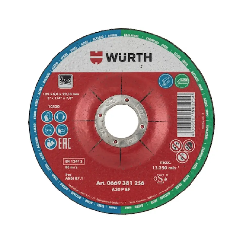 Brusna ploča za čelik, plava