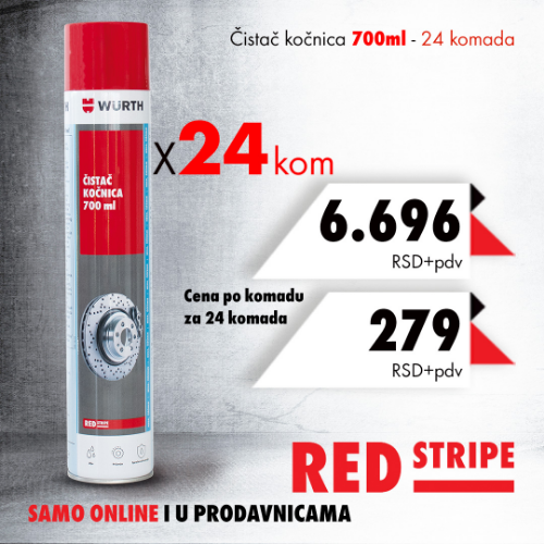 Fotografija Čistač koč. RED STRIPE 700ml x 24 kom SOL