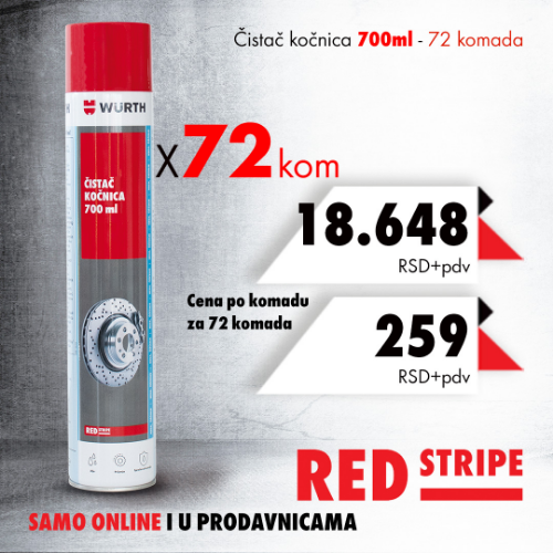 Fotografija Čistač koč. RED STRIPE 700ml x 72 kom SOL