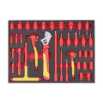 Fotografija Red Stripe kolica za alat VDE, 117kom alata