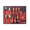 Fotografija Red Stripe kolica za alat VDE, 117kom alata