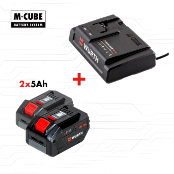 Starter set 2x5 Ah i punjač M-CUBE