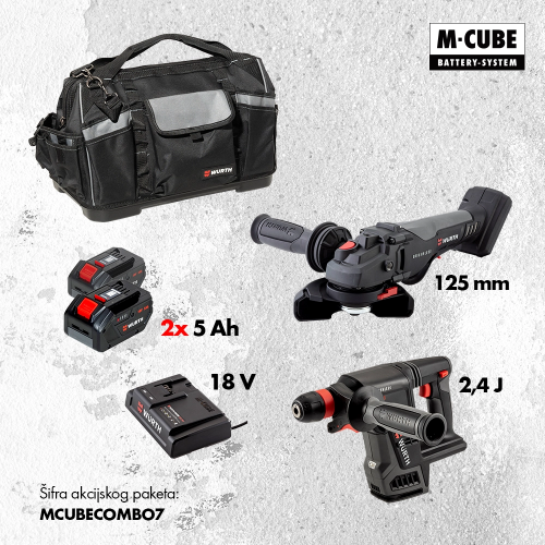 SDS + Brusilica+2x5Ah
