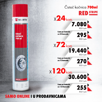 Čistač kočnica Red Stripe, 700ml