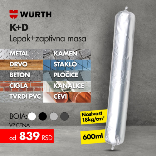 Lepak + Zaptivna masa 600ml - 20KOM