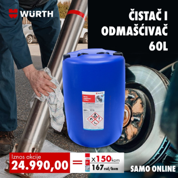 Čistač i odmašćivač kočnica, 60L