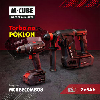 MCUBE Bušilica + SDS + 2x5Ah