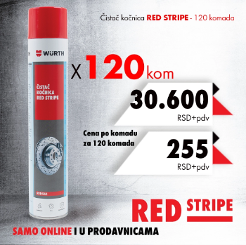 Čistač kočnica RED STRIPE 700ml x 120 kom