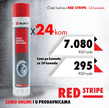 Čistač kočnica RED STRIPE 700ml x 24 kom
