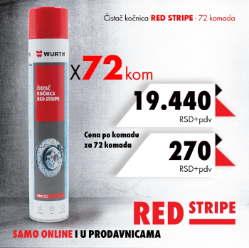 Čistač kočnica RED STRIPE 700ml x 72 kom