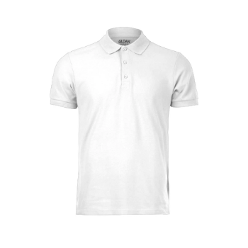 GILDAN Majica POLO, bela