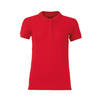 GILDAN Majica Polo Lady, crvena